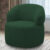 Poltrona Giratória Sala de Estar Living Orgânico Carmen F04 Veludo Verde – Lyam Decor