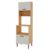 Torre Quente 2 Portas com Nichos Freijo/White Laca Brilho – Genialflex