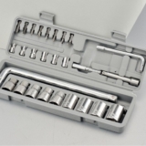 Conjunto Chave De Roda Soquetes Sextavados Titanium 27 Pçs