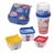 Kit Lancheira Patrulha Canina 5 Peças 3 Potes 1 Garrafa Mini Shakeira 1 Sanduicheira Plasútil
