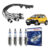 Kit Cabo E Vela de Ignição Original Bosch Volkswagen Crossfox 1.6 8V Total Flex 2008 A 2014
