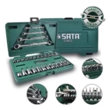 Jogo De Soquetes E Chaves Torx 35 Peças Ferramentas Sata