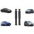 Par Amortecedor Traseiro Peugeot 206 207 Hoggar Sedan Hatch Sw CC 1.0 1.4 1.6 8v 16v