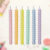 Vela Palito Sanfonada Metalizada Colorida Candy – 8cm – 6 unidades – Silver Festas – Rizzo