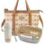 Conjunto Bolsa Térmica com Pote Marmita Ecológica e Copo com tampa de 300ml – Jacki Design