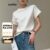 Live Hosts’ pick Casual Camiseta Feminina Lisa com Acabamento Contrastante LNE40575