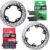 Kit Discos de Freio Nx 400 Falcon + Pastilhas Vaz