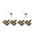 Pastilha Freio Gta – Tipo Shimano M395 M446 – 2 Par + Mola