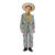 Roupa Infantil Masculina Festa Junina Jeca Tatu Conjunto Completo Laranja