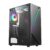 Gabinete Gamer Acegeek Lumix, Mid-Tower, Lateral de Vidro, Preto, AG-LUMIX-BK