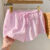 Lovito Shorts Feminino Casual Listrado Com Cadarço E Tecido Texturizado Verão/primavera L133AD425