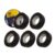 Kit 5 Fita Isolante 19mm 20m Resistente Fogo Umidade Hella