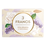 Sabonete Francis Luxo Rosa Branca e Patchouli 90g – Embalagem com 12 Unidades