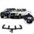 Engate Reboque Fixo Mult Chevrolet S10 LT LTZ 4X2 4X4 com Bola 50mm Capa Protetora Tomada Elétrica Plaqueta Técnica