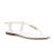 Sandália Rasteira Moleca Roma Off White – Feminino