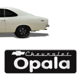 Adesivo Chevrolet Opala Cromado Resinado Emblema Universal