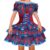 Vestido Infantil e Juvenil de Festa Junina Luxo Super Rodado Com Corselet e Babados Caipira 2 a 16 anos