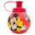 Garrafa Squeeze Bola Mickey, Donald e Pateta – Vermelha – 250ml  – 1 unidade – Disney Original – Rizzo
