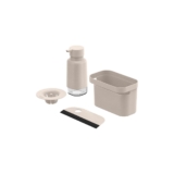 Kit organize sua pia Ou 4 peças Linha Trium – Bege