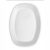 Travessa Média Descartável – Branca – 24cm – 10 unidades – Trik Trik – Rizzo