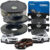 Kit Discos + Pastilhas Dianteiras Logan Sandero 1.0 1.6
