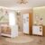 Quarto Bebê Completo Berço Americano  Ben 3 em 1 Guarda Roupas 2 Portas Cômoda Uli 100% MDF