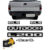 Emblemas L200 Outdoor 4×4 Gls 2007 Adesivos Resinados Preto
