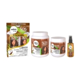 Kit SOS Cachos Coco com Shampoo e Condicionador, Máscara, Óleo e Creme para pentear