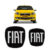 Kit Emblemas Fiat Palio Elx Dianteiro Traseiro 2010 Black
