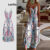 Lovito Vestido Boho Com Estampa Tribal Para Mulheres LBL18248