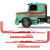 Faixas Scania 112 113 1986/1991 Intercooler Adesivo Vermelho