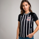 Camisa Corinthians Torcedora Clássica Dry Feminina Oficial