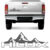 Adesivo Montanha Toyota Hilux Faixa Tampa Traseira Grafite