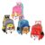 Mochila com Rodinhas e Alça 40x30cm, Lancheira Térmica ou Estojo Patrulha Canina Com Pelúcia 3D