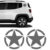 Adesivos Estrela Militar Jeep Renegade Lateral Grafite – Par
