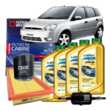 Kit Revisão Óleo e Filtos – Ford Fiesta 1.6 2005 2006 2007 2008 2009 2010 2011 2012 2013 2014 Lubrax
