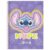 Caderno Universitário 1 Matéria 80 Folhas Disney Stitch Nope Foroni