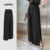 Lovito Calça Casual lisa dividida para mulheres L128ED378