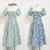 (KOL‘s pick) Lovito Festa Vestido com Simples para Mulheres L77ED275(Multicolorido)