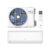 Ar Condicionado Split HQ Hi Wall Inverter 24.000 BTU/h Quente e Frio Monofásico Branco HQ-INV24000QFA – 220V