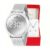 Relógio Feminino Champion Digital Espelhado Pulseira Mesh CH40106S Colar e brincos