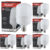 Kit 6 Lâmpada Bulbo Led 20W Luz Branca 6500K Bivolt 127v 220v Soquete E27 Avant
