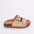 Sandália Papete Infantil Menina Kidy Fashion Com Fivela Dourado