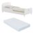 Cama Solteiro com Colchão Incluso 88 x 188 cm 100% MDF Realeza Multimóveis FG2320 Branco