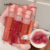 Lovito Casual Plain Jelly Lip Glaze À Prova De Água Berry Bear Hidratante Gloss Lip Gloss Para Mulheres LCS09040