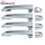 Frente Traseira Esquerda/Direita Chrome Exterior Maçaneta Da Porta Para KIA CERATO 2010 2011 2012 2013 82651-1X010 , 826