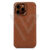 Capa Magsafe de Couro Caramelo iPhone 11/12/13/14/15/16Pro Max com Adsorção Magnética, Antichoque e Protetor de Câmera