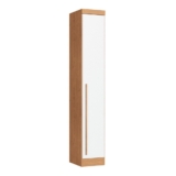 Guarda-roupa Modulado 1 Porta Infinity Cedro/Branco Line