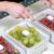 Organizador de geladeira com cesto Ou 2,2L Linha Clear Fresh