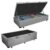 Cama Box Baú Solteiro Suede Serene em cor Cinza 88x188x44